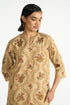Parijat beige kurta set