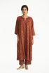 Parijat wine kurta set