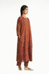 Parijat wine kurta set