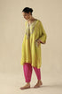 Parizad lime green and fuchsia pink kurta set