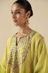 Parizad lime green and fuchsia pink kurta set