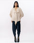 Peach drape shirt