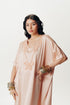Peach kaftan dress