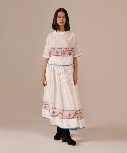 Pearl dew top and skirt