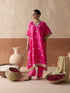 Pearl fuchsia pink kaftan set