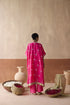 Pearl fuchsia pink kaftan set
