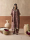Pearl mocha kaftan set