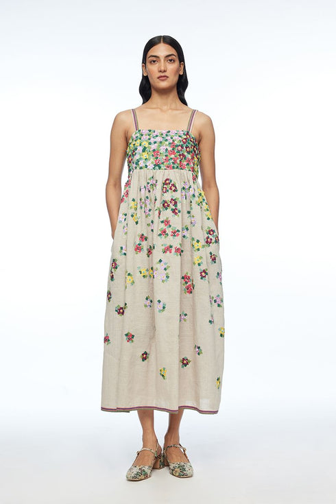 Pendulina beige dress