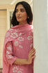 Peony applique kurta set