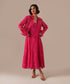 Peony haze dress with jacket