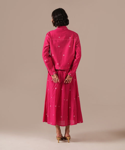 Peony haze dress with jacket