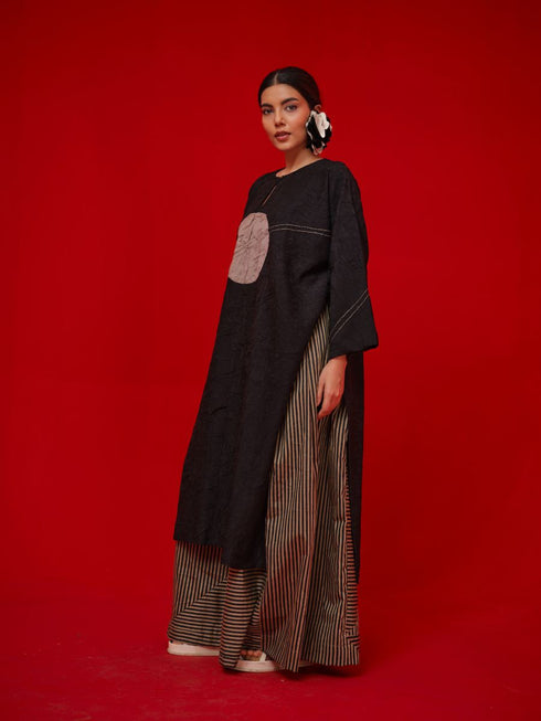 Pepper black and grey tunic