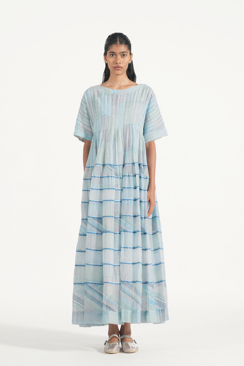 Percy icy blue maxi dress