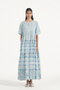 Percy icy blue maxi dress