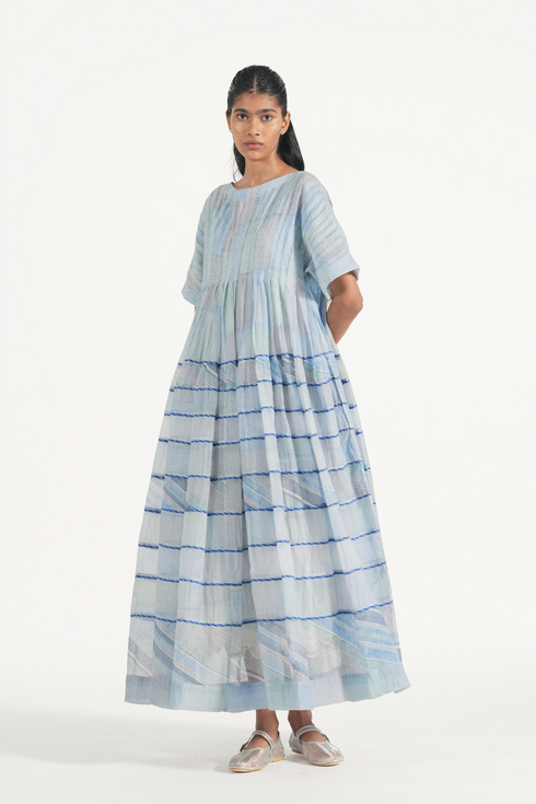 Percy icy blue maxi dress