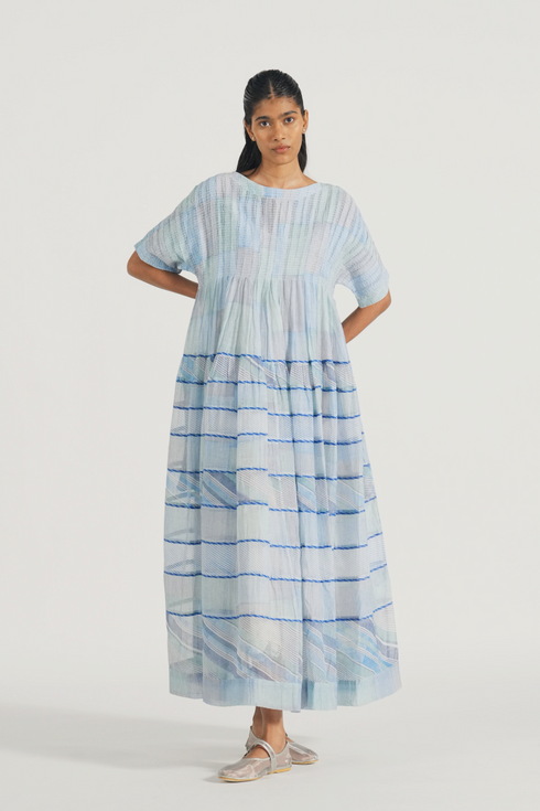Percy icy blue maxi dress