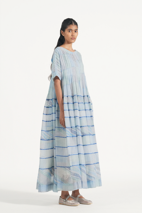Percy icy blue maxi dress