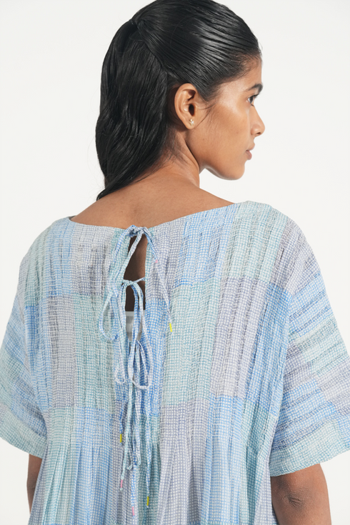 Percy icy blue maxi dress