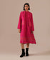Pink aura dress with jacket