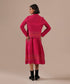 Pink aura dress with jacket
