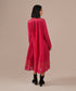 Pink dusk tiered shirt dress