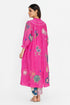 Pink printed dress