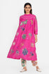 Pink printed dress