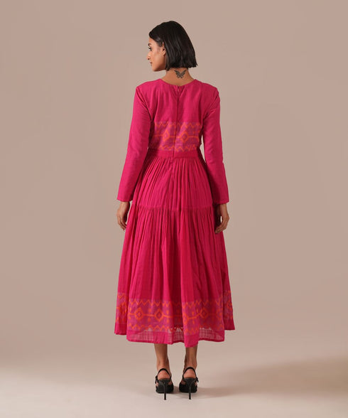 Pink veil dress