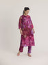 Pink violet gia style kurta set
