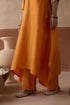 Plain chaand marigold kaftan set