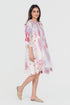 Playpen white floral printed smocked dress