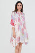 Playpen white floral printed smocked dress