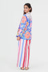 Playpen multi color printed, applique and embroidered coat