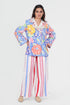 Playpen multi color printed, applique and embroidered coat