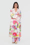 Playpen printed and 3D embroidered long coat
