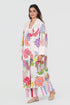 Playpen printed and 3D embroidered long coat