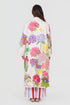 Playpen printed and 3D embroidered long coat