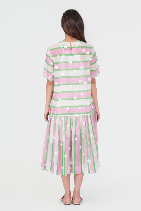 Playpen printed polka-dot dress