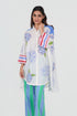 Playpen white high-low printed shirt tunic