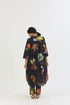 Plum black long kurta set
