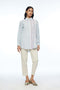Pouzinii powder blue check shirt