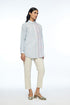 Pouzinii powder blue check shirt