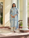 Powder blue kurta set