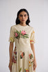 Primavera half pleated dress