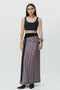 Printed long skirt