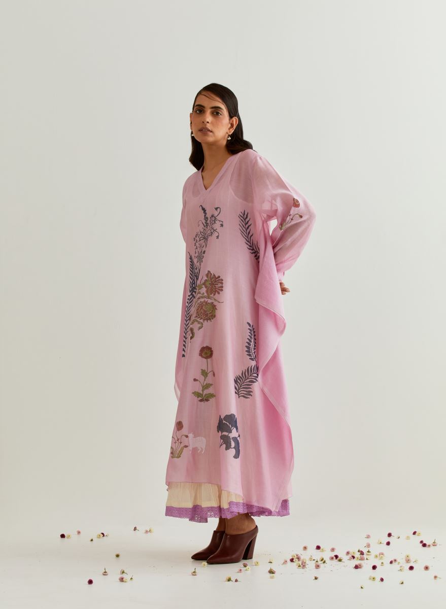 Ivory white chanderi kurta