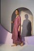 Purple basant kurta with pants