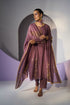 Purple husna dupatta