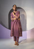 Purple husna kurta with pants