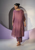 Purple husna kurta with pants